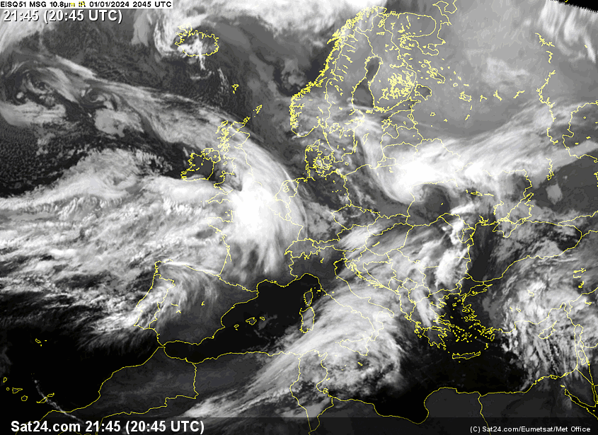 Satellite Meteosat Europa Animazione - Meteo In Diretta